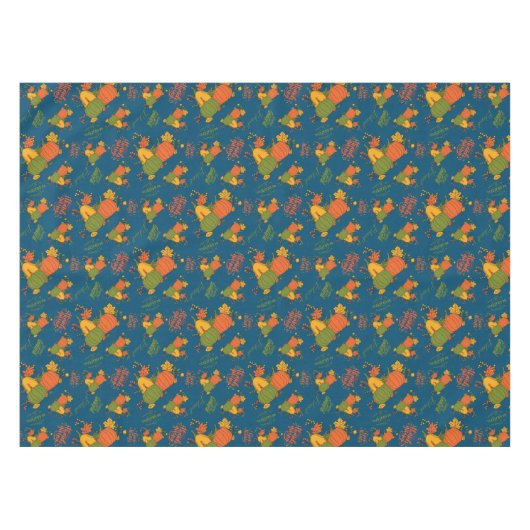Nappe Turquoise automne automne récolte d'automne Thanks (Devant (Horizontal))