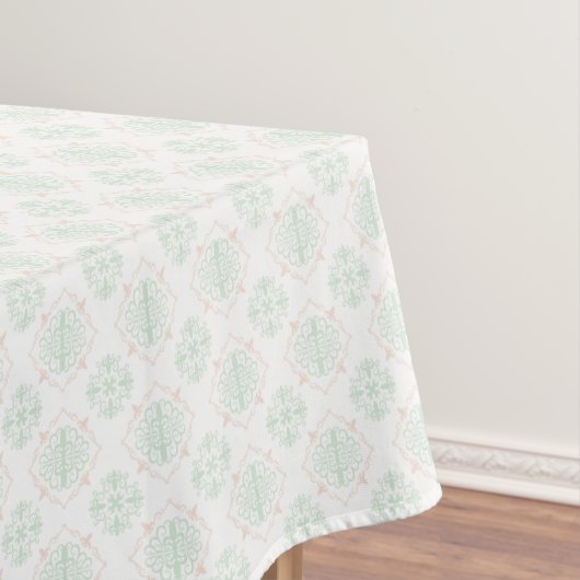 Nappe Turquoise Baroque Royal Damask (In Situ)