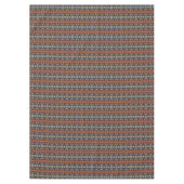 Nappe Turquoise Bleu Brown Rouge foncé Rouille Orange Tr (Devant)