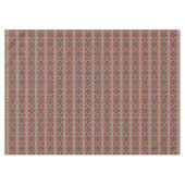 Nappe Turquoise Blue Rust Orange Rouge Brown Tribal Art (Devant (Horizontal))