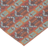 Nappe Turquoise Blue Rust Orange Rouge Brown Tribal Art (Angle)