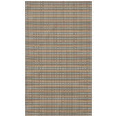 Nappe Turquoise clair Turquoise Bleu Orange Brown Tribal (Devant)