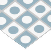 Nappe Turquoise et blanche Abstraite moderne (Angle)