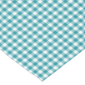 Nappe Turquoise et guingan blanc (Angle)