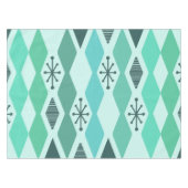 Nappe Turquoise géométrique de l'âge atomique (Devant (Horizontal))