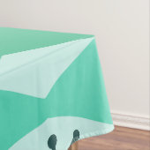 Nappe Turquoise géométrique de l'âge atomique (In Situ)