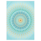 Nappe Turquoise Gold Boho Mandala (Devant)