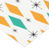 Nappe Turquoise moderne d'orange de diamants d'ère de la (Angle)