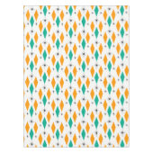 Nappe Turquoise moderne d'orange de diamants d'ère de la (Devant)