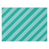 Nappe Turquoise rayée blanche (Devant (Horizontal))