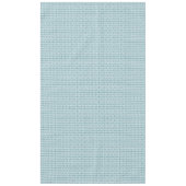 Nappe Turquoise sur Motif ethnique blanc, Fleurs, Chevro (Devant)