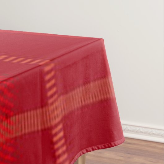 Nappe Two-Tone Plaid Christmas Tablecloth (In Situ)