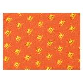 Nappe TYPOGRAPHIE JAUNE 50e anniversaire (Devant (Horizontal))