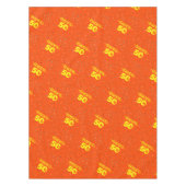 Nappe TYPOGRAPHIE JAUNE 50e anniversaire (Devant)