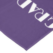 Nappe Typographie violette élégante (Angle)