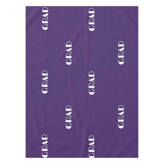 Nappe Typographie violette élégante (Devant)
