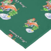 Nappe Un bon Noël chili sous le soleil et l'arbre (Angle)