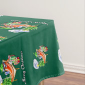 Nappe Un bon Noël chili sous le soleil et l'arbre (In Situ)