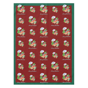 Nappe Un bon Noël chili sous le soleil et l'arbre
