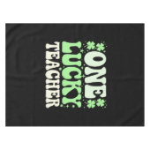 Nappe Un enseignant chanceux St patrick rétro Super ense (Devant (Horizontal))