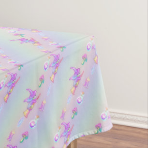 Nappe Un joyeux Motif Rainbow de la sorcière volant