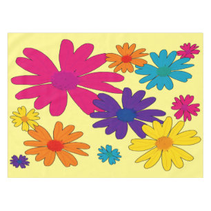 Nappe Un lit fleuri de fleurs marguerites