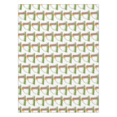 Nappe Un mignon chien de prairie reniflant la caricature (Devant)