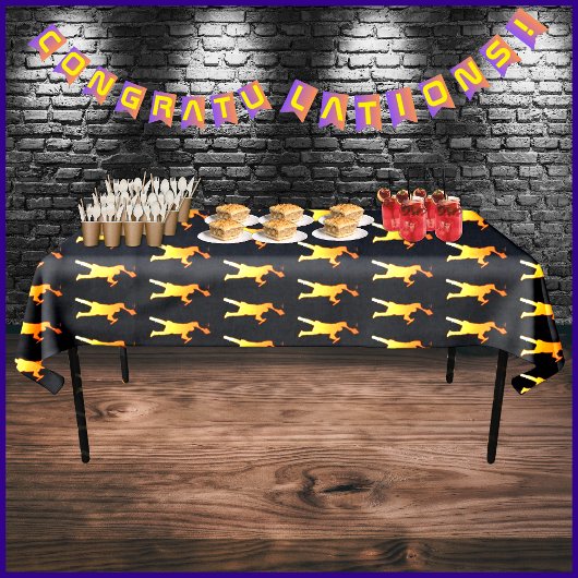 Nappe Un noir élégant diplômé en technologie moderne