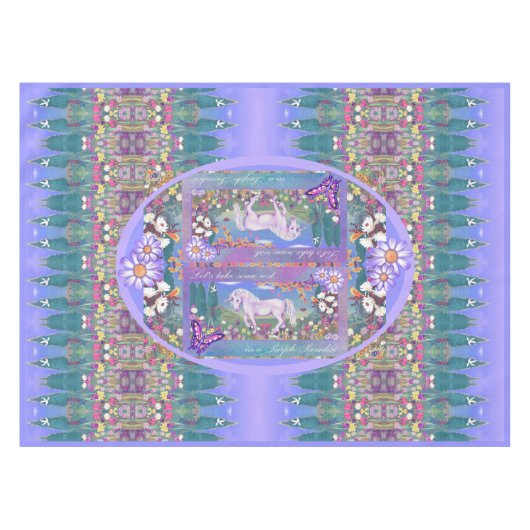 Nappe Un paradis mauve (Devant (Horizontal))