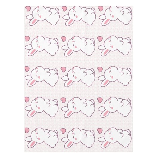 Nappe Un petit lapin fait de sentiments (Devant)