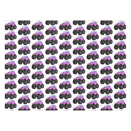 Nappe Un Pink Monster Cartoon (Devant (Horizontal))