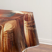 Nappe Un tipi indien paisible au bord d'une rivière sere (In Situ)