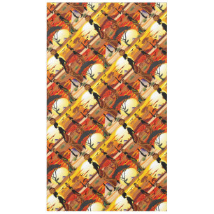 Nappe Une belle femme africaine Silhouette sur les solei