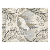 Nappe Une forêt d'hiver paisible avec des loups blancs (Devant (Horizontal))