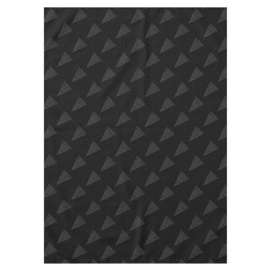 Nappe Une tranche de triangle de pi (Devant)