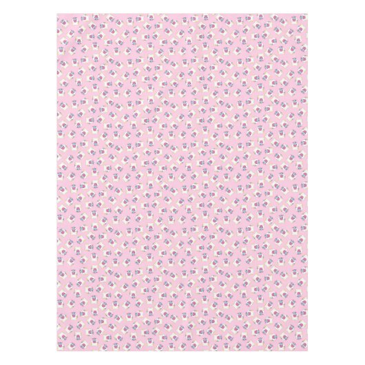 Nappe Unicorne Anniversaire fête rose (Devant)