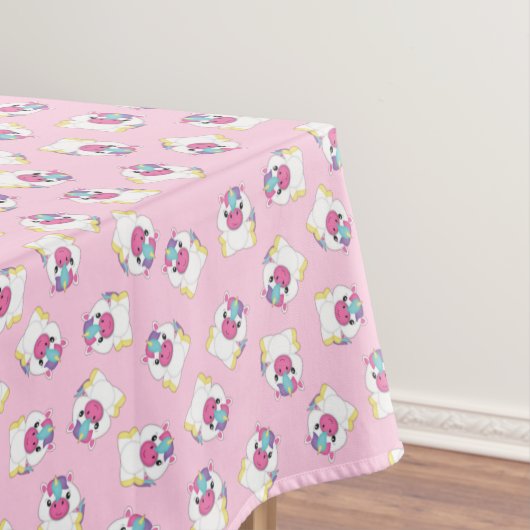 Nappe Unicorne Anniversaire fête rose (In Situ)