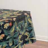 Nappe UNICORNE ET CERF, FLEURS, ANIMAUX FORESTIERS Flora (In Situ)