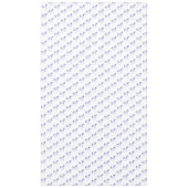 Nappe Unicornes blanches violettes Aqua (Devant)