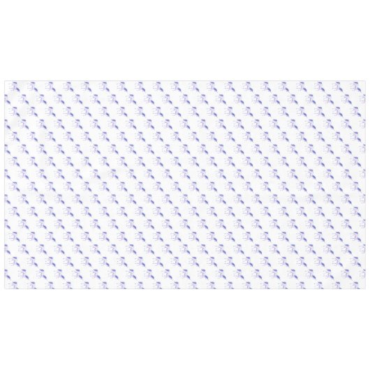 Nappe Unicornes blanches violettes Aqua (Devant (Horizontal))