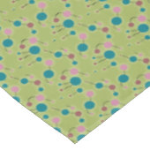 Nappe Univers à pointillés rétros vert (Angle)