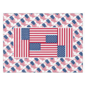 Nappe USA AMERICA FLAG Patriotique (Devant (Horizontal))