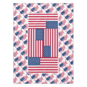 Nappe USA AMERICA FLAG Patriotique (Devant)