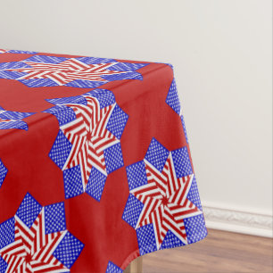 Nappe USA FLAG-TEABAG FOLDING S8R-52x70 TABLECLOTH