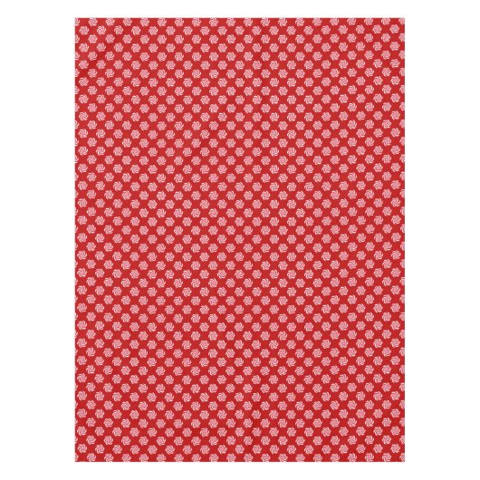 Nappe Vacances de Noël de remous de sucrerie de menthe (Devant)