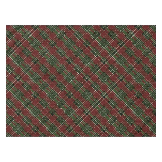 Nappe Vacances de Noël vert de Bourgogne (Devant (Horizontal))