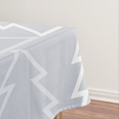 Nappe Vacances Gris Rose Arbres de Noël Moderne (In Situ)