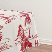 Nappe Vacances Hawaiian Hula Girl Toile (In Situ)