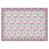 Nappe Vacances roses et vertes pourpres de flocons de (Devant (Horizontal))