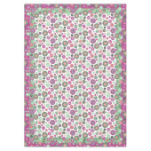 Nappe Vacances roses et vertes pourpres de flocons de (Devant)